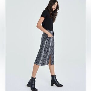 AG Adriano Goldschmied Womens Pencil Slit Pencil Skirt Womens Size 24